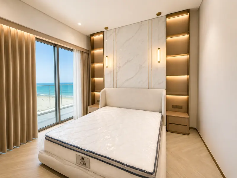 Furnished 2-bedroom apartment with sea view, Beach Walk Residence