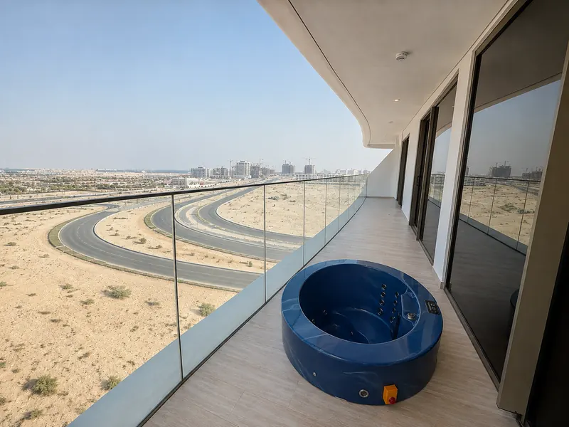 Furnished 2-bedroom apartment with sea view, Beach Walk Residence